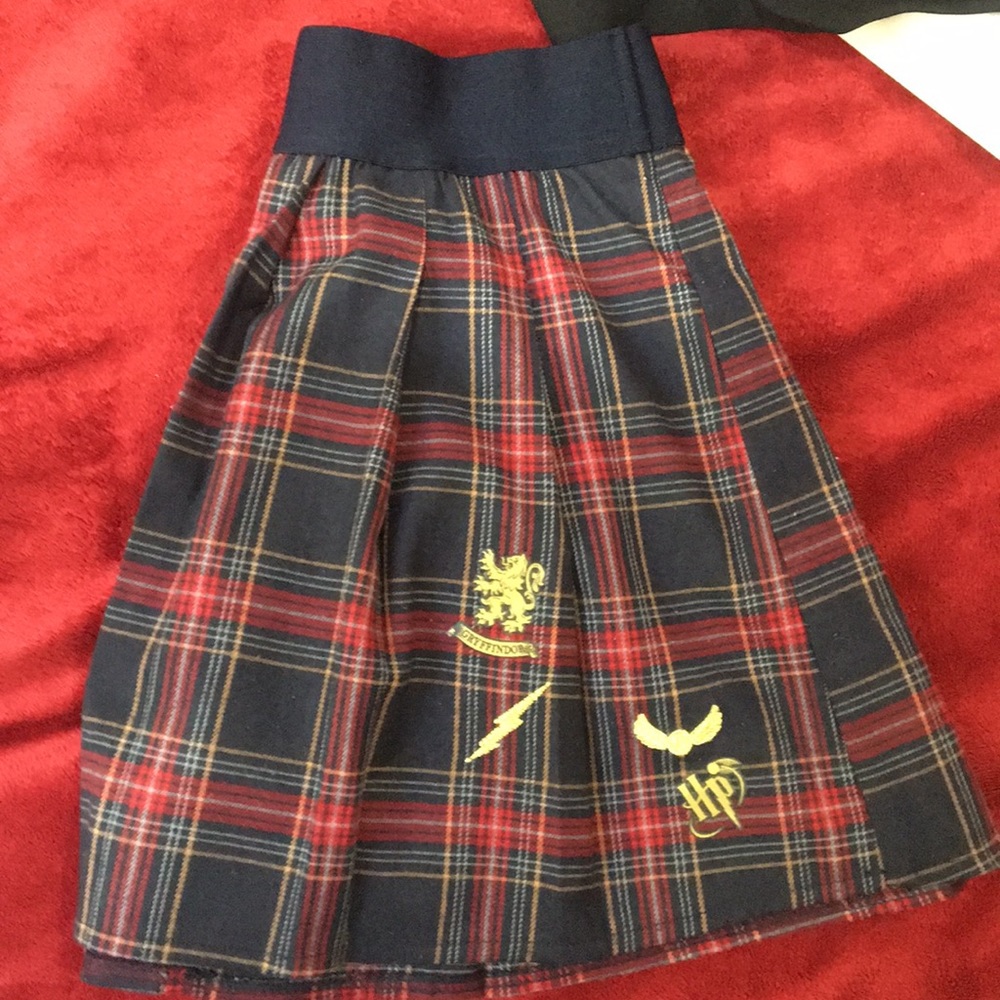 Harry Potter griffindor skirt